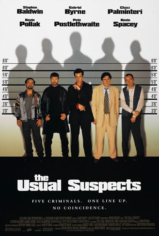 great mindfuck plot twist movie The Usual Suspects is a crime thriller masterpiece