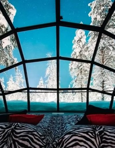 Glass Igloo in Finland a very unique hotel experience